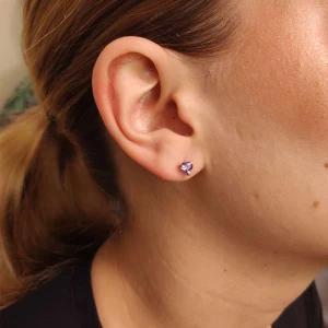 Brincos Ouro 18K E Tanzanitas