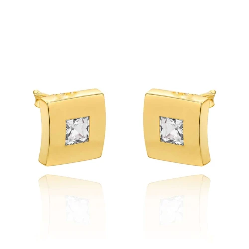 Brincos Ouro 18K E Topázios