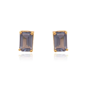 Brincos Ouro 18K E Topázios
