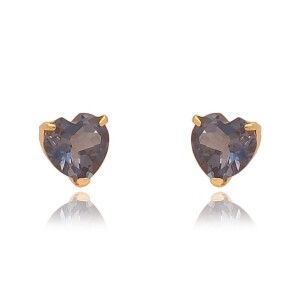 Brincos Ouro 18K E Topázios