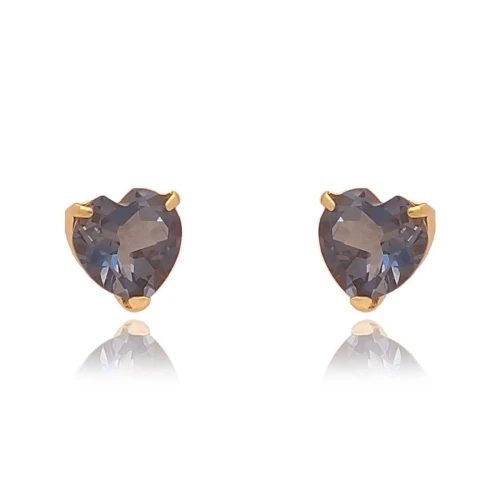 Brincos Ouro 18K E Topázios