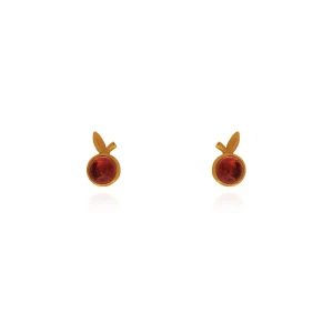 Brincos Ouro 18K E Turmalinas Rosas