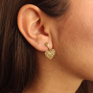 Brincos Ouro 18K, Esmeraldas E Diamantes