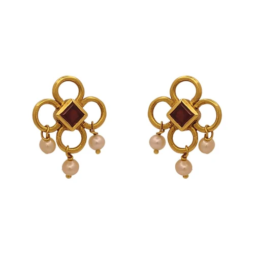 Brincos Ouro 18K, Granadas E Pérolas