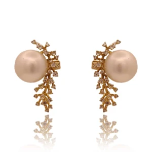Brincos Ouro 18K, Pérolas E Cristais