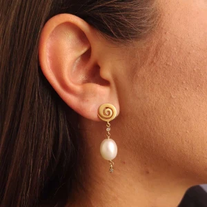Brincos Ouro 18K, Pérolas E Diamantes