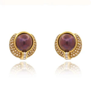 Brincos Ouro 18K, Pérolas E Diamantes