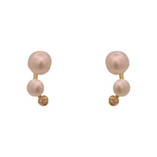 Brincos Ouro 18K, Pérolas E Diamantes