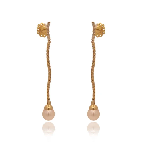 Brincos Ouro 18K, Pérolas E Diamantes