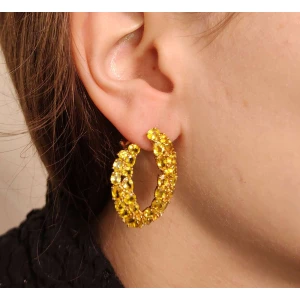 Brincos Ouro 18K, Safiras E Diamantes