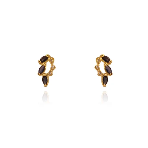 Brincos Ouro 18K, Safiras E Diamantes