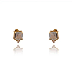 Brincos Ouro 18K, Safiras E Topázios