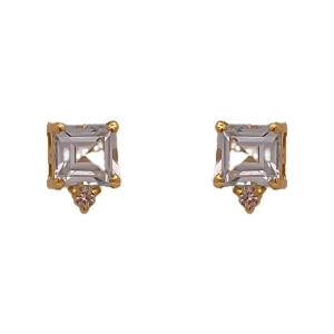 Brincos Ouro 18K, Topázios E Safiras
