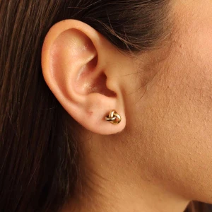 Brincos Ouro 18K Três Cores