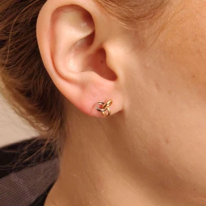 Brincos Ouro 18K Três Cores