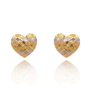 Brincos Ouro 18K Três Cores