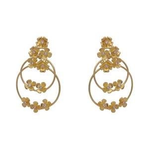 Brincos Ouro 18k E Diamantes