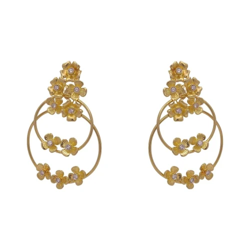 Brincos Ouro 18k E Diamantes