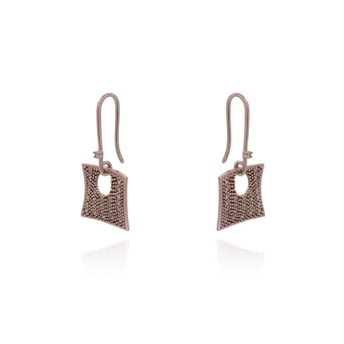 Brincos Ouro Branco 18K