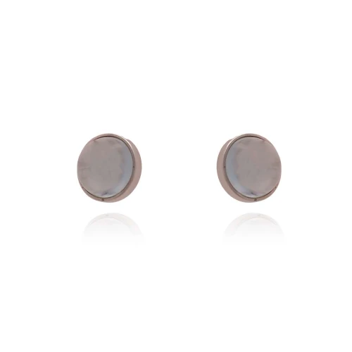Brincos Ouro Branco 18K e Topázios Azuis