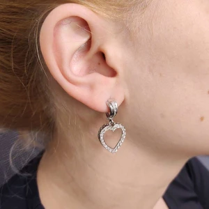 Brincos Ouro Branco E Diamantes Brincos Ouro Branco E Diamantes