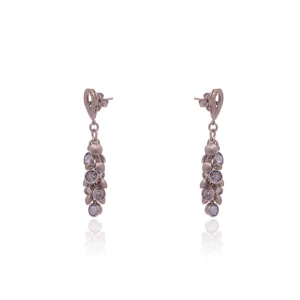 Brincos Ouro Branco, Topázios E Diamantes