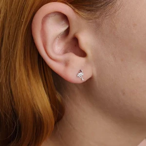 Brincos Platina E Diamantes