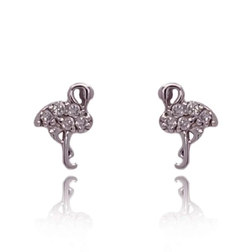 Brincos Platina E Diamantes