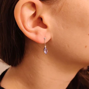 Brincos Platina, Tanzanitas E Diamantes