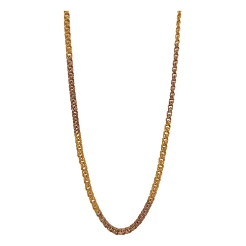 Colar Ouro 18K Duas Cores