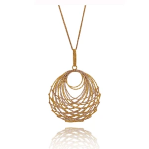 Colar Ouro 18K Duas Cores