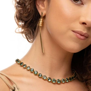 Colar Ouro 18K E Águas Marinhas