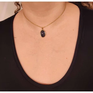 Colar Ouro 18K E Diamante