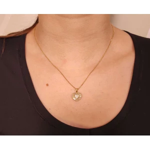 Colar Ouro 18K E Diamantes