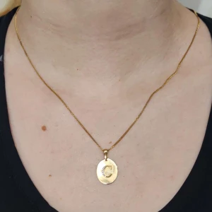 Colar Ouro 18K E Diamantes