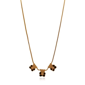 Colar Ouro 18K E Esmalte