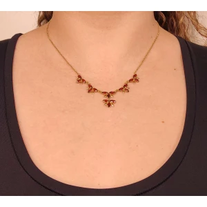 Colar Ouro 18K E Granadas