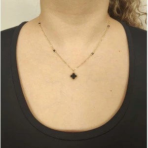 Colar Ouro 18K E Onix