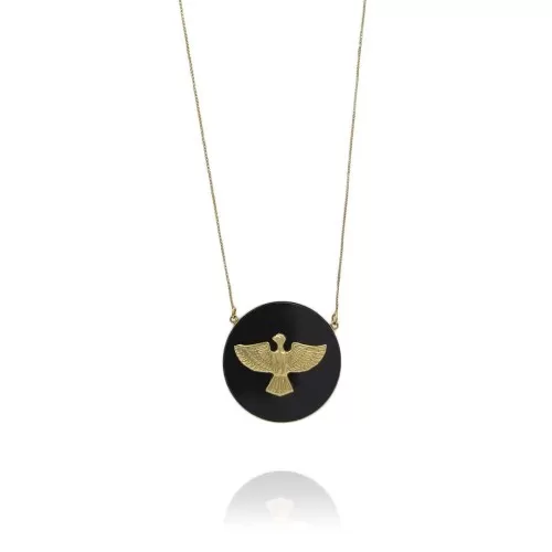 Colar Ouro 18K E Ônix