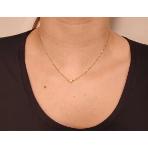 Colar Ouro 18K E Pérola