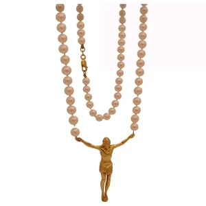 Colar Ouro 18K E Pérolas Colar Ouro 18K E Pérolas