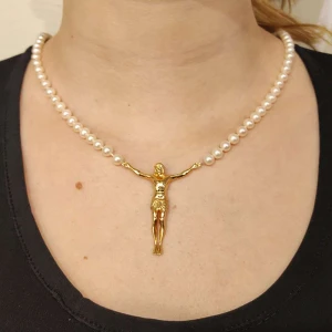 Colar Ouro 18K E Pérolas Colar Ouro 18K E Pérolas