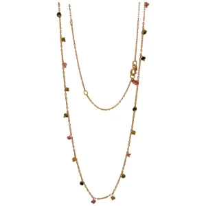 Colar Ouro 18K E Turmalinas