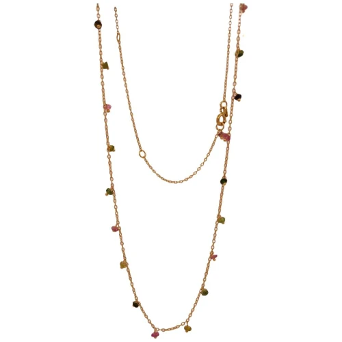 Colar Ouro 18K E Turmalinas