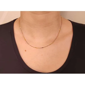 Colar Ouro 18K Em Três Cores
