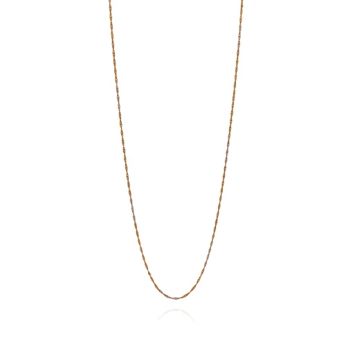 Colar Ouro 18K Em Três Cores
