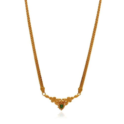 Colar Ouro 18K, Esmeralda E Diamantes