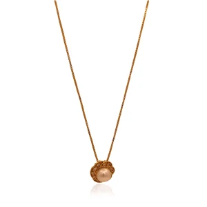 Colar Ouro 18K, Pérola E Diamantes