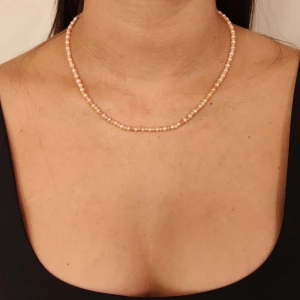 Colar Ouro 18K, Pérolas E Corais