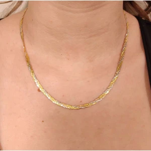 Colar Ouro 18K Três Cores